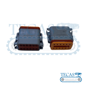Conector de 12 pines hembra y macho